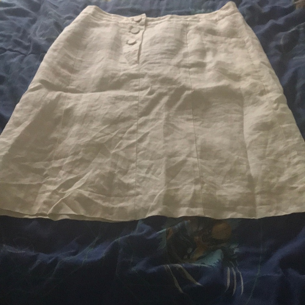White skirt